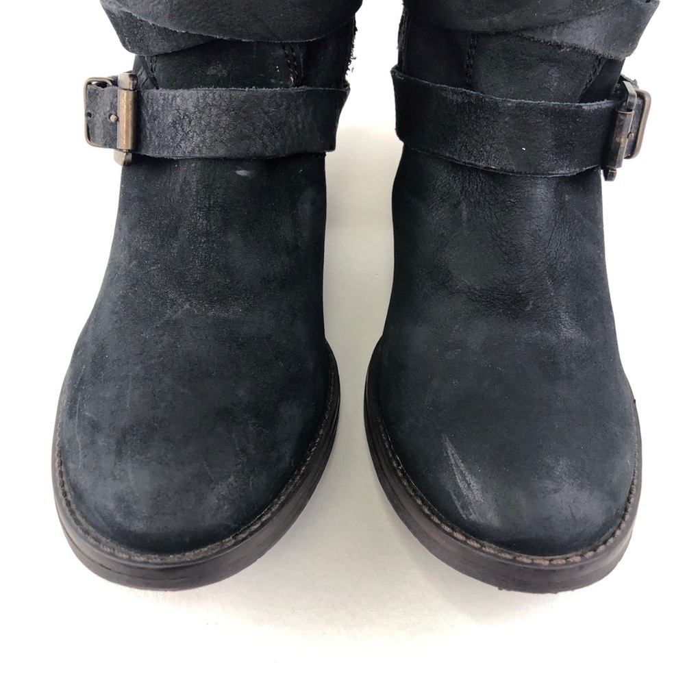 Steve Madden Yale Black Leather Mid Boots 10 M - Picture 12 of 12